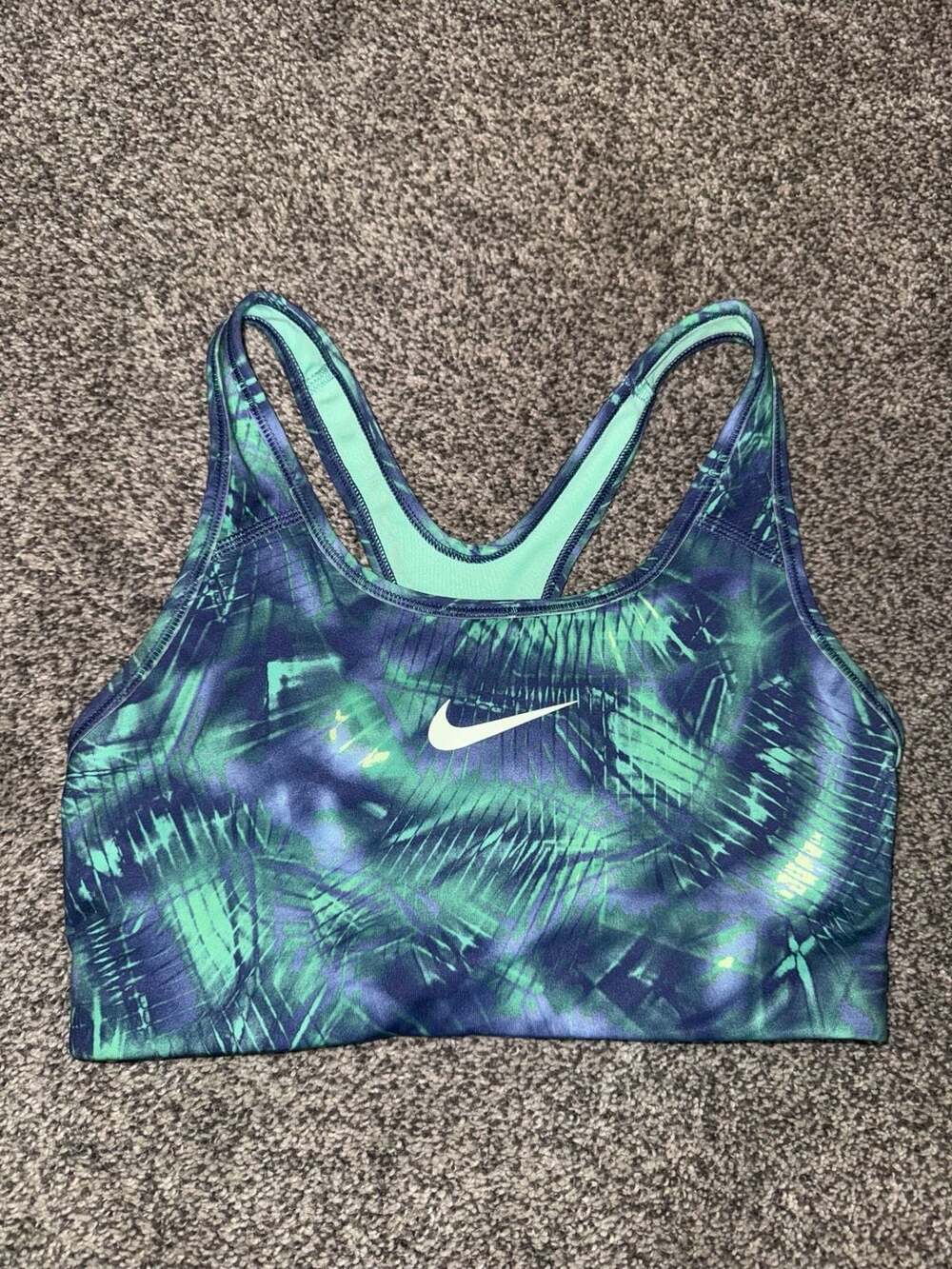 Nike Dri-Fit Jungle Floral Sport Bra Top Size Small